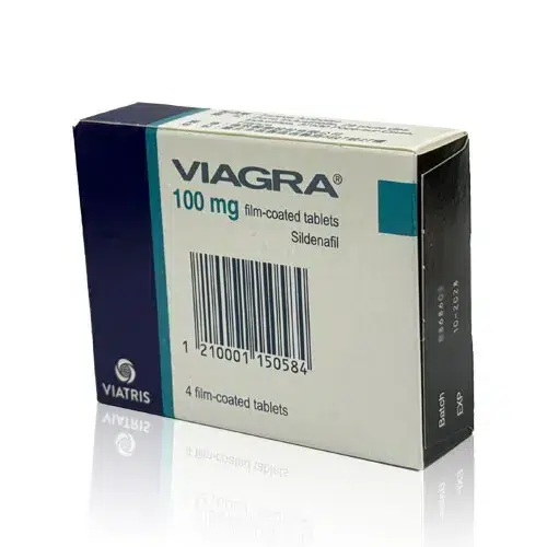 Pfizer Viagra 原廠盒裝英文條碼標示背面圖
